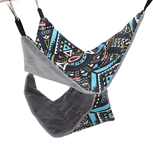 REXVTNS Pet Cage Hammock | Double Layer Hanging Bed for Hamster/Ferret/Rabbit | 4 Seasons Soft Canvas & Flannel | Self - Hooking Design, Easy to Maintain REXVTNS Pet Cage Hammock | Double Layer Hanging Bed for Hamster/Ferret/Rabbit | 4 Seasons Soft Canvas & Flannel | Self - Hooking Design, Easy to Maintain von REXVTNS