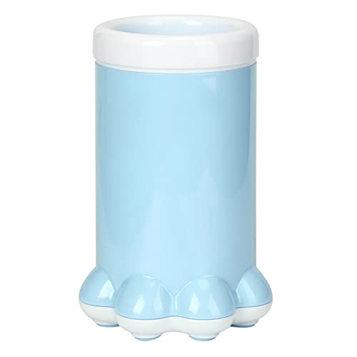 REXVTNS Pet Foot Cleaner Cup | 360° Silicone Grooming Tool for Dogs/Cats | Secure Grip Grooming Cup for Soiled Paws | Gentle Brush, Detachable Design | Fits Pets Under 25kg (Blue) von REXVTNS