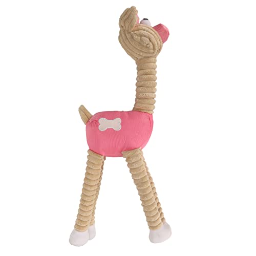 Quietschende Plüschhundspielzeug | Anxiety Relief & Langeweile Buster für kleine/mittlere Hunde | Interaktives Kauenspielzeug mit Haustier - freundlichem Material | Süßes von REXVTNS