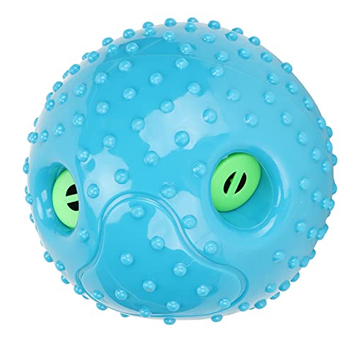 REXVTNS Quietschendes Ballhundspielzeug | Bite Proof mit lustigem Quietschen -Sound | Interaktives Kauspielzeug für Zähnepflege & Zahnfleischmassage | Leuchtende Farben für Playtime / von REXVTNS