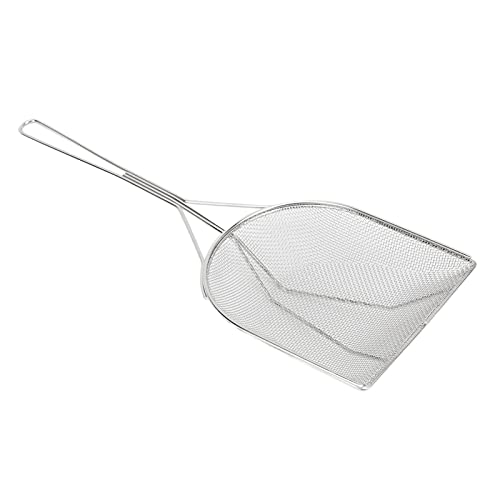 REXVTNS Reptiliensandschaufel | Edelstahl -Wurfreiniger für Schildkröte/Eidechse/Schlange | Fine Mesh Müllentferner mit ergonomischem Griff | 18,5 Zoll lang - dauerhaftes Terrarium von REXVTNS