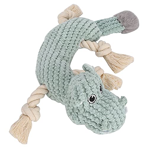 REXVTNS Sturdy Dog Chew Toy with Squeaker | Hippo Plush & Cotton Rope for Puppies/Medium Dogs | Teeth Care & Anxiety Relief | Secure Gentle Materials REXVTNS Sturdy Dog Chew Toy with Squeaker | Hippo Plush & Cotton Rope for Puppies/Medium Dogs | Teeth Care & Anxiety Relief | Secure Gentle Materials von REXVTNS