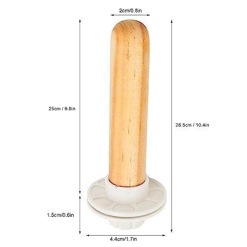 Wood Bird Cage Perch | Claw Grinding & Exercise Stand for Parrots/Cockatiels/Lovebirds | Organic Pine Wood & PP Material | Easy Install with Screws (REXVTNSe3ko4O-12) von REXVTNS