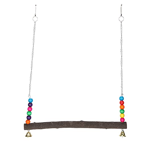 Wooden Chicken Swing Toy | Sturdy Stainless Steel Chain & Flat Bar | Suspensible Perch for Chickens/Ducks/Birds | Safe Wood & Colorful Beads Wooden Chicken Swing Toy | Sturdy Stainless Steel Chain & Flat Bar | Suspensible Perch for Chickens/Ducks/Birds | Safe Wood & Colorful Beads von REXVTNS