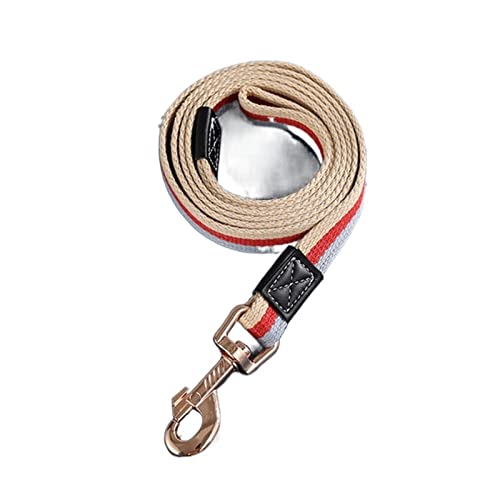 Grundlegende Hundeleine Langlebig Große Hundelauf-Trainingsleine Baumwolle Haustierleine for Kleine Mittelgroße Hunde Verlängertes Zugseil (Color : Red, Size : 1.5cm Width (1.5M)) von REYNEM