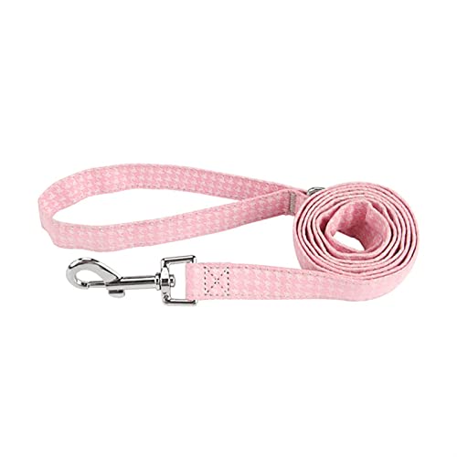 Hundeleine Mode Blume Haustierleinen Mittelgroße Welpenleinen Bleiseil for Katzen Große Kleine Haustiergeschirre (Color : Pink, Size : One Size) von REYNEM