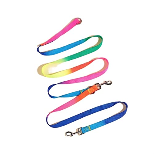 Nylon Soft Pet Dogs Kettenzugseil Führt Freie Hände Diagonal Hundeseil Explosionsgeschützte Kette for Große Hunde (Color : Multicolor, Size : 230) von REYNEM