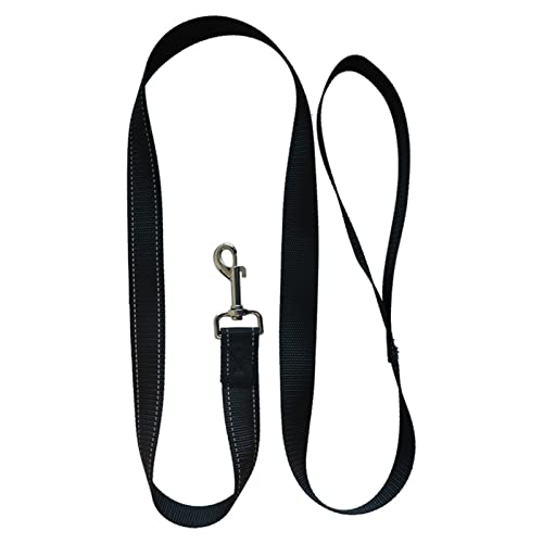 Strapazierfähiges, Reflektierendes Hundegeschirr for Hunde, Verstellbares Geschirr for Große Hunde, Gehgeschirr for Kleine, Mittelgroße Hunde (Color : Black Rope, Size : L) von REYNEM