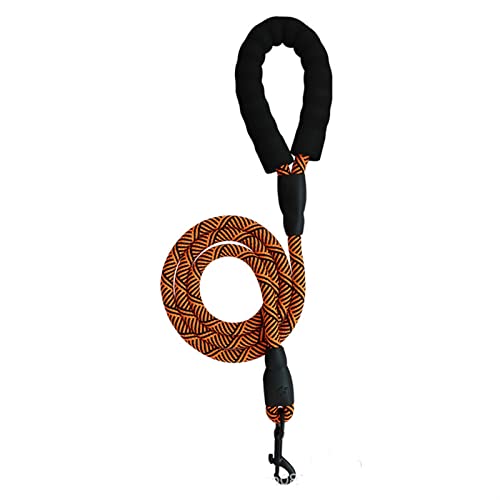 Strapazierfähiges, Reflektierendes Hundegeschirr for Hunde, Verstellbares Geschirr for Große Hunde, Gehgeschirr for Kleine, Mittelgroße Hunde (Color : Orange Rope, Size : S) von REYNEM