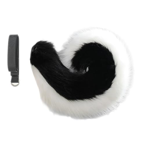 RGYBAO 1/2 x Kunstpelz, Hundeohren, Stirnband, Schwanz, Tierkostüme für Weihnachten, Halloween, Cosplay, Party, Kostümzubehör von RGYBAO