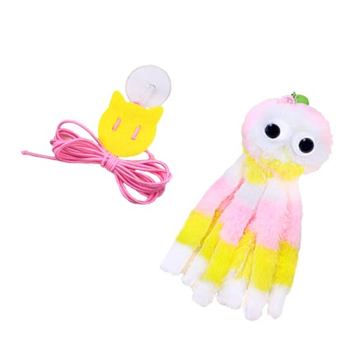 RGYBAO An der Wand montiertes Plüsch-Kätzchen-Spielzeug für aktive Kätzchen, Haltbarkeit, Plüsch, sicher, interaktives Spielgerät, leicht zu reinigen, hängendes Haustierspielzeug RGYBAO An der Wand montiertes Plüsch-Kätzchen-Spielzeug für aktive Kätzchen, Haltbarkeit, Plüsch, sicher, interaktives Spielgerät, leicht zu reinigen, hängendes Haustierspielzeug von RGYBAO