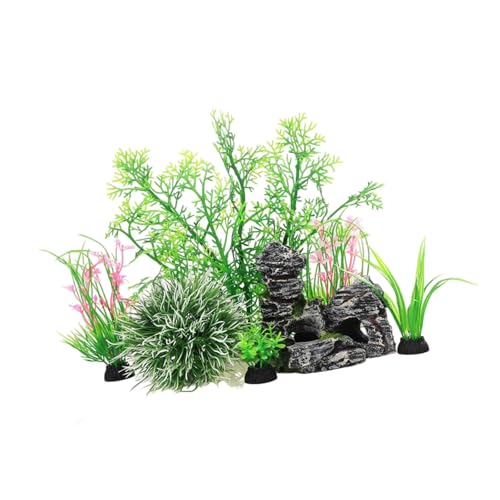RGYBAO Aquarium-Pflanze mit Höhlenfelsen, 7-teiliges Aquarium-Dekorationsset für Zuhause und Büro, Aquarien, Landschaftspflanze RGYBAO Aquarium-Pflanze mit Höhlenfelsen, 7-teiliges Aquarium-Dekorationsset für Zuhause und Büro, Aquarien, Landschaftspflanze von RGYBAO