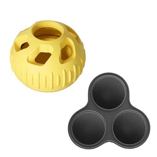 RGYBAO Hundespielzeug zum Einfrieren, befüllbar, Leckerli-Trainingsspielzeug für kleine bis große Hunde, Silikon-Kauspielzeug zur Zahnreinigung, kauresistentes Puzzle RGYBAO Hundespielzeug zum Einfrieren, befüllbar, Leckerli-Trainingsspielzeug für kleine bis große Hunde, Silikon-Kauspielzeug zur Zahnreinigung, kauresistentes Puzzle von RGYBAO