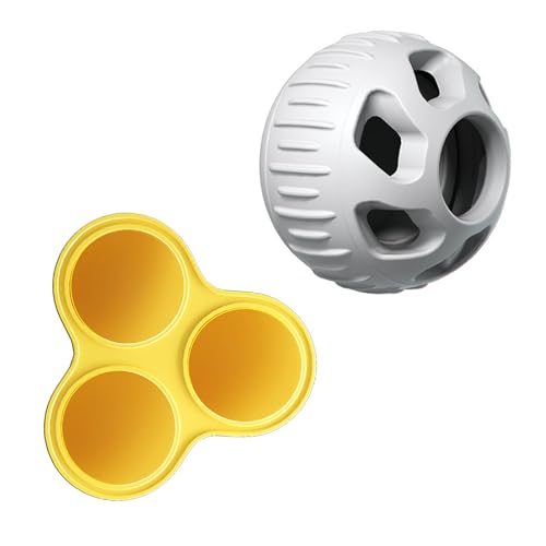 RGYBAO Hundespielzeug zum Einfrieren, befüllbar, Leckerli-Trainingsspielzeug für kleine bis große Hunde, Silikon-Kauspielzeug zur Zahnreinigung, kauresistentes Puzzle RGYBAO Hundespielzeug zum Einfrieren, befüllbar, Leckerli-Trainingsspielzeug für kleine bis große Hunde, Silikon-Kauspielzeug zur Zahnreinigung, kauresistentes Puzzle von RGYBAO