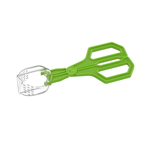 RGYBAO Transparente Futterzange für Reptilien, sanftes Auffangwerkzeug mit ergonomischem Griff für sichere Handhabung, einfache Reinigung, Reptilien-Futterstation von RGYBAO