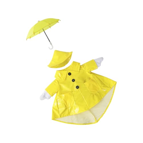 Spring Lawns Regenmantel-Outfit mit Regenschirm für 43,2 cm große Outdoor-Terrassen-Dekorationen, Kostüm-Set, Frühlings-Outdoor-Gänse-Kostüm-Set Spring Lawns Regenmantel-Outfit mit Regenschirm für 43,2 cm große Outdoor-Terrassen-Dekorationen, Kostüm-Set, Frühlings-Outdoor-Gänse-Kostüm-Set von RGYBAO