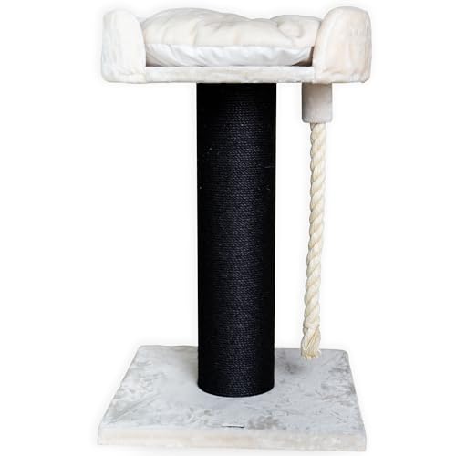 RHRQuality Kratzbaum für große Katzen – Chartreux – 80 cm hoch – Mit extra dickem 20 cm Sisalstamm – Luxuriöse Liegefläche von ⌀60 cm – Blackline Beige RHRQuality Kratzbaum für große Katzen – Chartreux – 80 cm hoch – Mit extra dickem 20 cm Sisalstamm – Luxuriöse Liegefläche von ⌀60 cm – Blackline Beige von RHRQUALITY