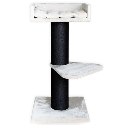 RHRQuality Krabpaal Voor Grote Katten – Maine Coon Lounge – 120 cm Hoog – Met Extra Dikke 20 cm Sisalpalen – Blackline Beige RHRQuality Krabpaal Voor Grote Katten – Maine Coon Lounge – 120 cm Hoog – Met Extra Dikke 20 cm Sisalpalen – Blackline Beige von RHRQUALITY