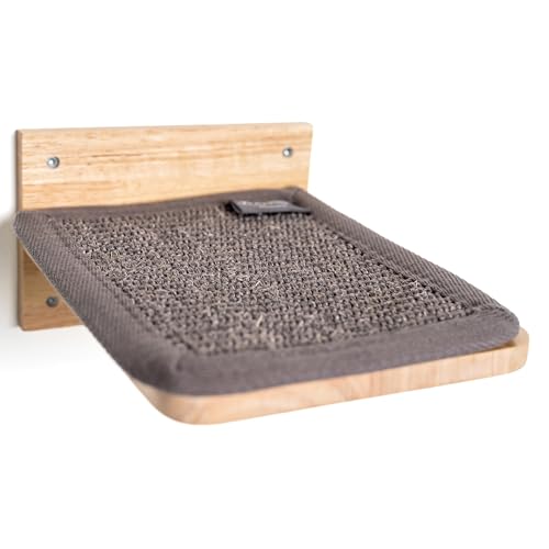 RHRQuality Wandmöbel Kletterwand Katze - XXL Wandplattenset 3 – Tragkraft bis zu 20 kg – Für große Katzen – Mit Rutschfester Beschichtung – Grau RHRQuality Wandmöbel Kletterwand Katze - XXL Wandplattenset 3 – Tragkraft bis zu 20 kg – Für große Katzen – Mit Rutschfester Beschichtung – Grau von RHRQUALITY