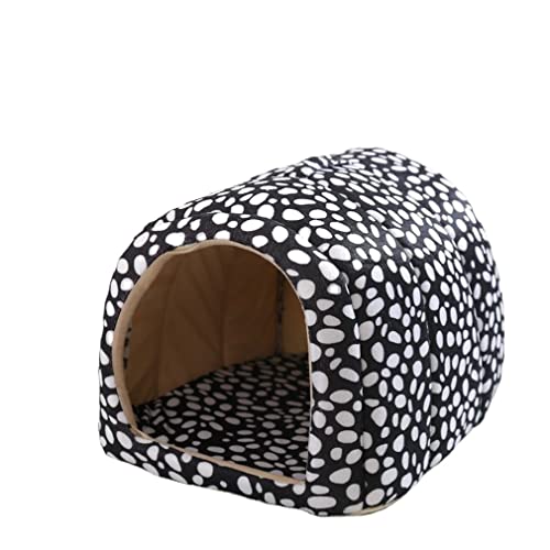 RICHRAIN Haustier-Hunde- und Katzen-Schlafsack, Katzenkorb, geschlossenes thermisches warmes Haus für kleine Tiere, tragbar, 42 x 32 x 30 cm von RICHRAIN