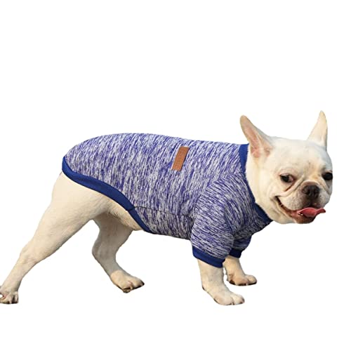 RICHRAIN Hundepullover, warm, dick, für kleine und mittelgroße Hunde, Welpen, Kätzchen (XS, dunkelblau) von RICHRAIN