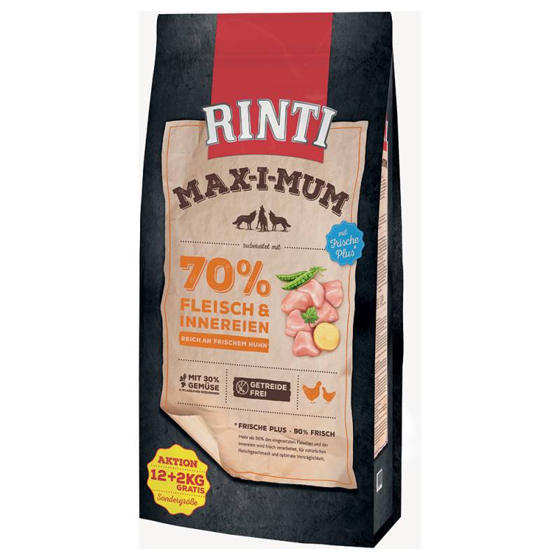 RINTI Max-i-mum Fresh Huhn - 12 kg + 2 kg von RINTI Max-i-mum