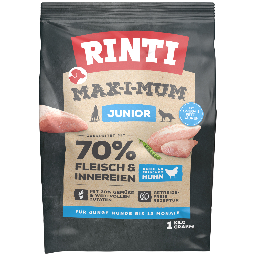 Rinti Max-i-mum Junior Huhn - Sparpaket: 7 x 1 kg Rinti Max-i-mum Junior Huhn - Sparpaket: 7 x 1 kg von RINTI Max-i-mum