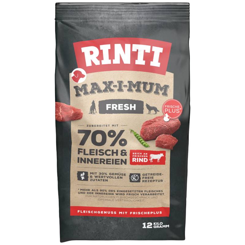 RINTI Max-i-mum Fresh Rind - Sparpaket: 2 x 12 kg von RINTI Max-i-mum
