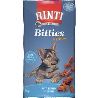 RINTI Bitties Puppy - 12 x 75 g Huhn & Rind von Rinti