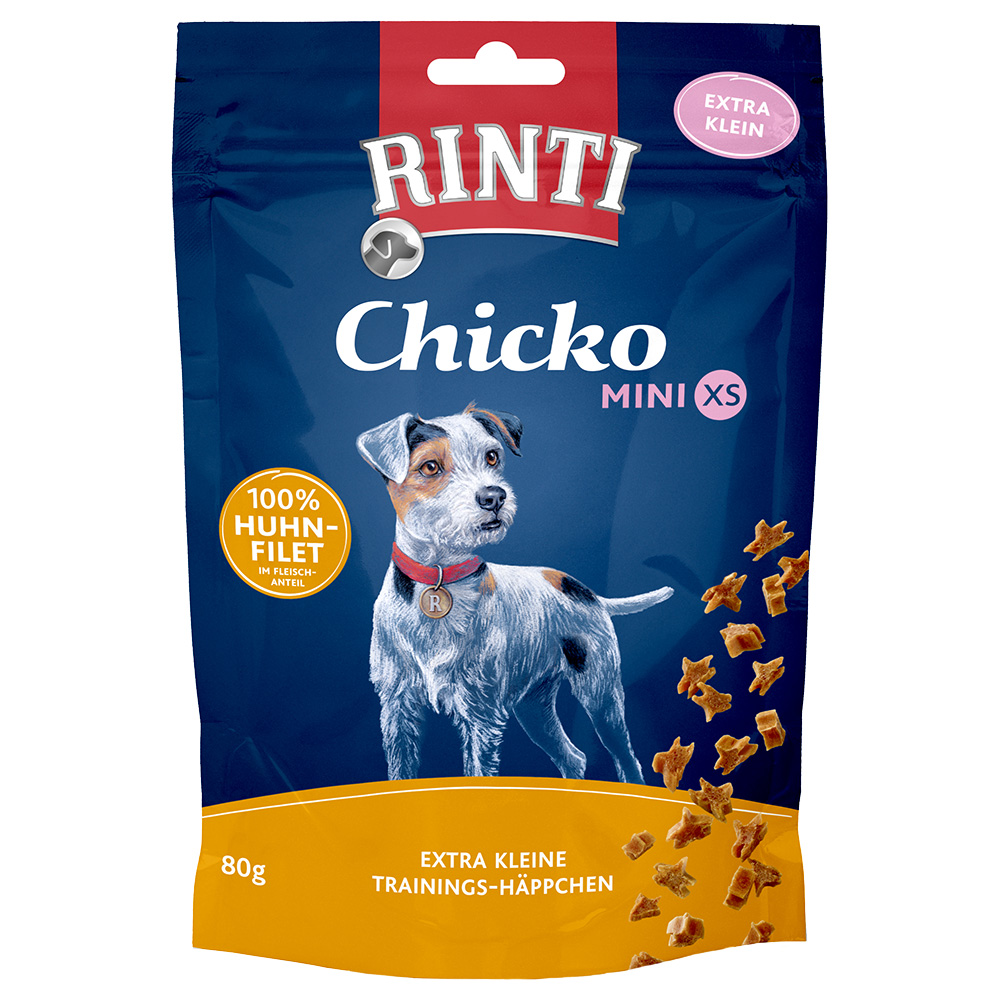 RINTI Chicko Mini XS - Sparpaket: Huhn 12 x 80 g von Rinti