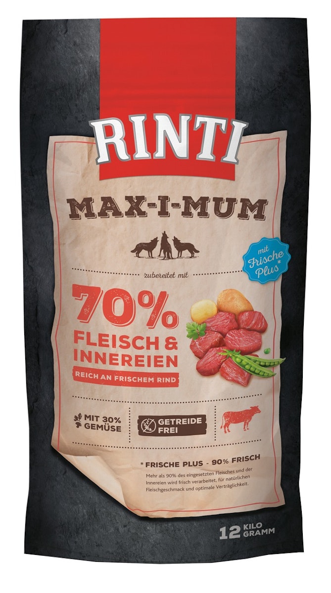 RINTI Max-I-Mum Rind Hundetrockenfutter von Rinti
