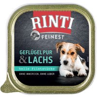 Sparpaket RINTI Feinest Schälchen 44 x 150 g - Geflügel & Lachs von Rinti
