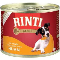 Sparpaket RINTI Gold 24 x 185 g - Huhnstückchen von Rinti