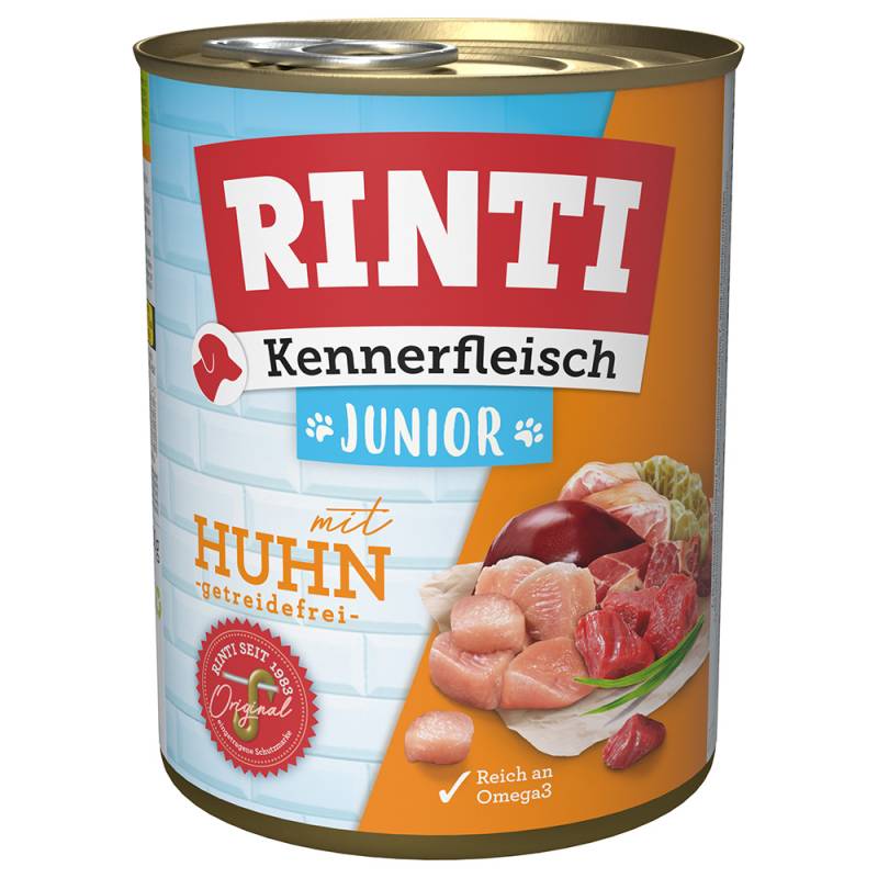 Sparpaket RINTI Kennerfleisch 12 x 800 g - Junior: Huhn von Rinti