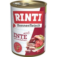 Sparpaket RINTI Kennerfleisch 24 x 400 g - Ente von Rinti