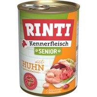 Sparpaket RINTI Kennerfleisch 24 x 400 g - Senior Huhn von Rinti