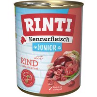 RINTI Kennerfleisch 800g x 24 - Sparpaket - Junior Rind von Rinti