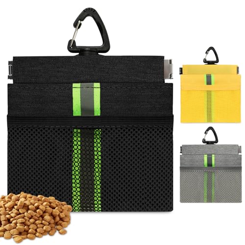 RINWUNS Leckerlibeutel für Hunde, strapazierfähiges Oxford-Polyester, kein Verschütten, Magnetverschluss, Leckerlibeutel für Haustiertraining mit Metallclip, Hüftgurt, verstellbarer Gurt, RINWUNS Leckerlibeutel für Hunde, strapazierfähiges Oxford-Polyester, kein Verschütten, Magnetverschluss, Leckerlibeutel für Haustiertraining mit Metallclip, Hüftgurt, verstellbarer Gurt, von RINWUNS