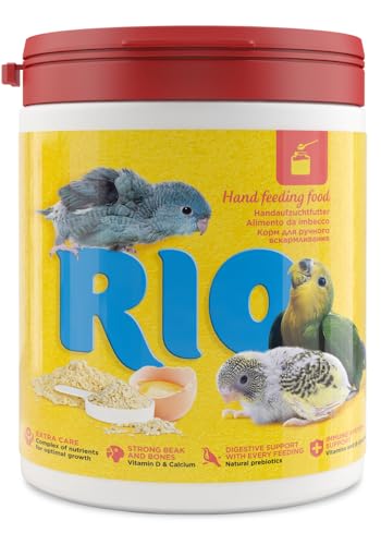 RIO Handaufzuchtfutter für Vogelküken | 400 g | Ergänzungsfuttermittel für Ziervögel | Zur Unterstützung von Wachstum und Entwicklung | Mit Vitamin D und Kalzium | Nährstoffreich von RIO