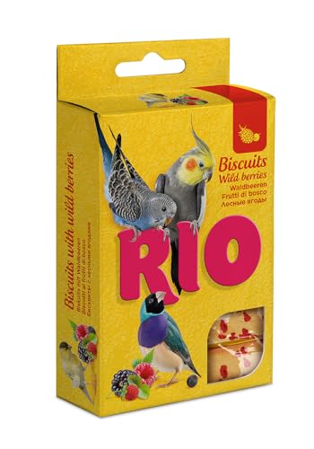 RIO Biscuits für alle Vogelarten mit Waldbeeren, 35 g, 22190, 35 g (1er Pack) von RIO