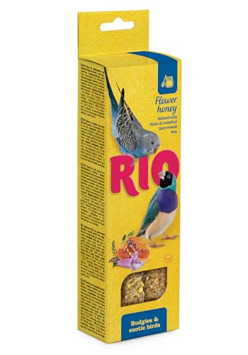 RIO Sticks für Wellensittiche und exotische Vögel mit Honig, 80 g RIO Sticks für Wellensittiche und exotische Vögel mit Honig, 80 g von RIO