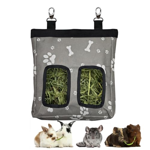 Meerschweinchen Heu Futterspender Hängend Kaninchen Heu Futterspender Tasche für Meerschweinchen Häschen Chinchillas Graybones Meerschweinchen Heu Futterspender Hängend Kaninchen Heu Futterspender Tasche für Meerschweinchen Häschen Chinchillas Graybones von RIOUSSI