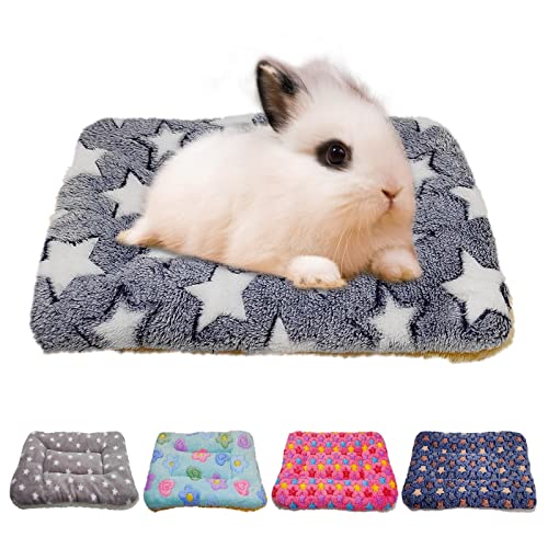 RIOUSSI Warmes Bett für Kleintiere, Kaninchen, Chinchillas, Igel, Baby, Katzen, Frettchen, 35,6 x 30,5 cm, Grau von RIOUSSI