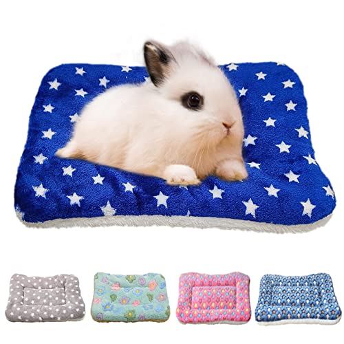 RIOUSSI Warmes Bett für Kleintiere, Kaninchen, Chinchillas, Igel, Baby, Katzen, Frettchen, 35,6 x 30,5 cm, Marineblau von RIOUSSI