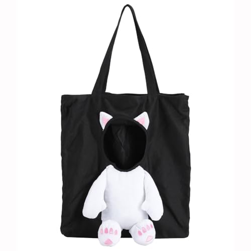 RIPNDIP LORD NERMAL PET TOTE Hundetasche mit Reißverschluss oben 40 x 38 cm schwarz von RIPNDIP