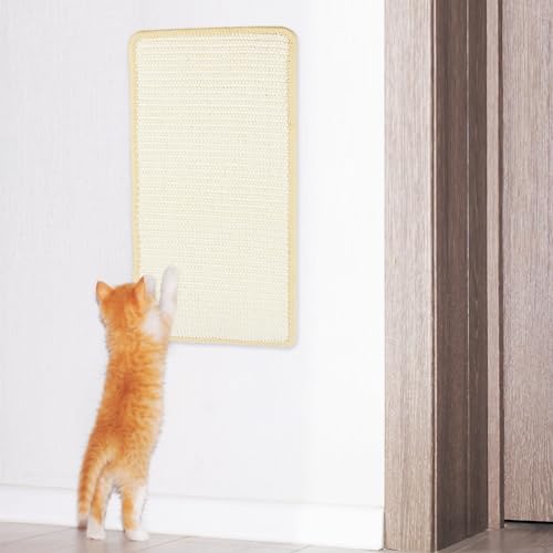 RISVOWO Kratzmatte Katze, Kratzmatte Katze Wand, 20 x 40cm Katzen Kratzbrett Wand, Natürliche Widerstandsfähig Kratzteppich Katze, Sisal Teppich Katzenkratzbretter Mit Klettverschluss RISVOWO Kratzmatte Katze, Kratzmatte Katze Wand, 20 x 40cm Katzen Kratzbrett Wand, Natürliche Widerstandsfähig Kratzteppich Katze, Sisal Teppich Katzenkratzbretter Mit Klettverschluss von RISVOWO