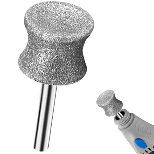 RIUORKIE Diamant-Nagelschleifer-Bits für Hunde, 1/8 Zoll Diamant-Hunde-Nagelschleifer-Aufsatz für Dremel-Schleifer, Ersatzköpfe, Haustier-Nagelpflege-Schermaschine für mittelgroße und große Hunde. RIUORKIE Diamant-Nagelschleifer-Bits für Hunde, 1/8 Zoll Diamant-Hunde-Nagelschleifer-Aufsatz für Dremel-Schleifer, Ersatzköpfe, Haustier-Nagelpflege-Schermaschine für mittelgroße und große Hunde. von RIUORKIE
