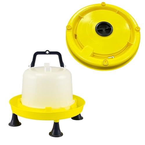 5 Liter Siphontränke mit Griff und Füßen – komplett mit Teller mit Deckel zum einfachen Befüllen – River Systems – aus hochwertigem Kunststoff 5 Liter Siphontränke mit Griff und Füßen – komplett mit Teller mit Deckel zum einfachen Befüllen – River Systems – aus hochwertigem Kunststoff von RIVER