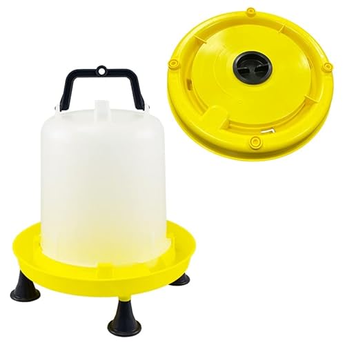 Siphontränke 10 Liter mit Griff und Füßen – komplett mit Teller mit Deckel zum einfachen Befüllen – River Systems – aus hochwertigem Kunststoff Siphontränke 10 Liter mit Griff und Füßen – komplett mit Teller mit Deckel zum einfachen Befüllen – River Systems – aus hochwertigem Kunststoff von RIVER