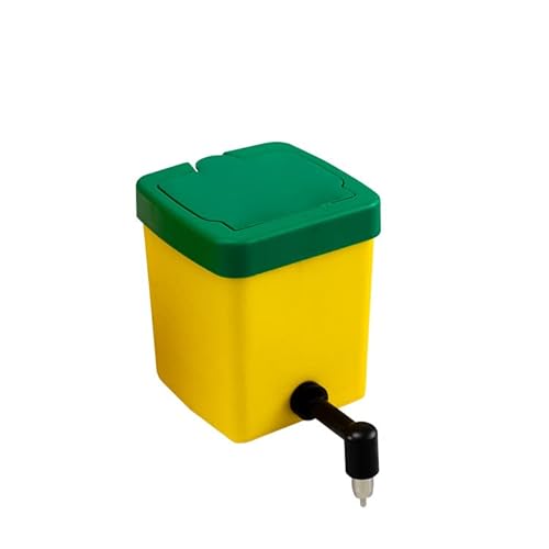 Tränke mit Tank und Nippel aus Edelstahl - Fassungsvermögen 0,5 Liter - für Kaninchen und ähnliches von RIVER